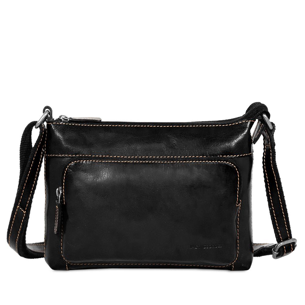 Jack Georges Voyager Mini City Leather Crossbody Jack Georges