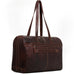 Jack Georges Voyager Uptown Leather Duffle Tote Bag Jack Georges