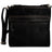 Jack Georges Voyager Zip Top Crossbody Hobo Black