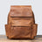 Crazy Horse Leather Men Backpack Men Full Grain Leather School Backpack Retro Travel Backpack RockCow Leather Studio