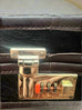 Lockable Hair on Hide Jewelry Case Cowhide and Conchos