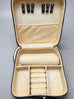 Lockable Hair on Hide Jewelry Case Cowhide and Conchos