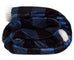 Lumberjack Plaid Plush Fur Sherpa Borrego Fleece Throw Blanket Cowhide and Conchos