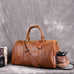 Vintage Crazy Horse Leather Duffle, Weekender with Shoe Compartment RockCow Leather Studio
