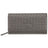 Mancini Basket Weave RFID Secure Clutch Wallet Mancini