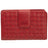 Mancini Basket Weave RFID Secure Medium Clutch Wallet Mancini