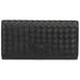 Mancini Basket Weave RFID Secure Trifold Wallet Mancini