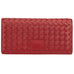 Mancini Basket Weave RFID Secure Trifold Wallet Mancini