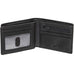 Mancini Buffalo RFID Secure Center Wing Wallet with Coin Pocket Mancini