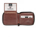 Mancini Casablanca Men’s Zippered Wallet with Removable Passcase Mancini