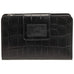 Mancini Croco RFID Secure Medium Clutch Wallet Mancini