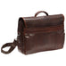 Mancini Double Compartment Briefcase for Laptop and Tablet Mancini