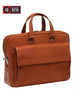 Mancini Double Compartment Briefcase for Laptop and Tablet Mancini