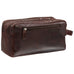 Mancini Double Compartment Top Zipper Toiletry Kit Mancini