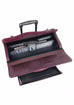 Mancini Leather Goods Deluxe Wheeled Catalog Case - LuggageDesigners