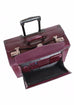 Mancini Leather Goods Deluxe Wheeled Catalog Case - LuggageDesigners