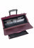 Mancini Leather Goods Deluxe Wheeled Catalog Case Burgundy