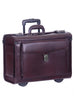 Mancini Leather Goods Deluxe Wheeled Catalog Case - LuggageDesigners