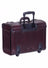 Mancini Leather Goods Deluxe Wheeled Catalog Case Burgundy