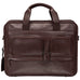 Mancini Milan Double Compartment Top Zipper 15.6” Laptop / Tablet Briefcase Mancini