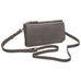 Mancini Pebbled Ladies RFID Crossbody Wallet Mancini