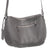 Mancini Pebbled Scarlet Crossbody Hobo bag Mancini