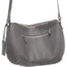 Mancini Pebbled Scarlet Crossbody Hobo bag Mancini