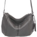 Mancini Pebbled Scarlet Crossbody Hobo bag Mancini