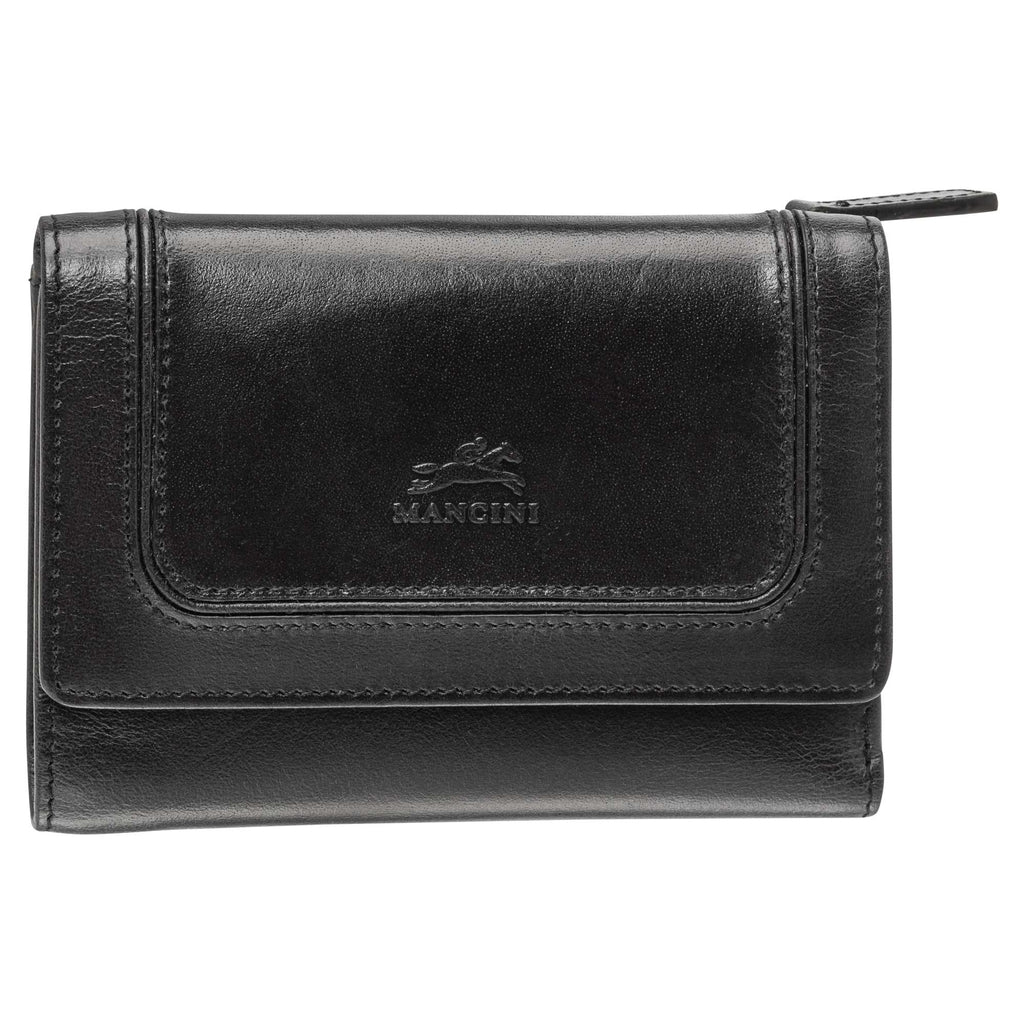 Mancini South Beach RFID Secure Medium Clutch Wallet Mancini