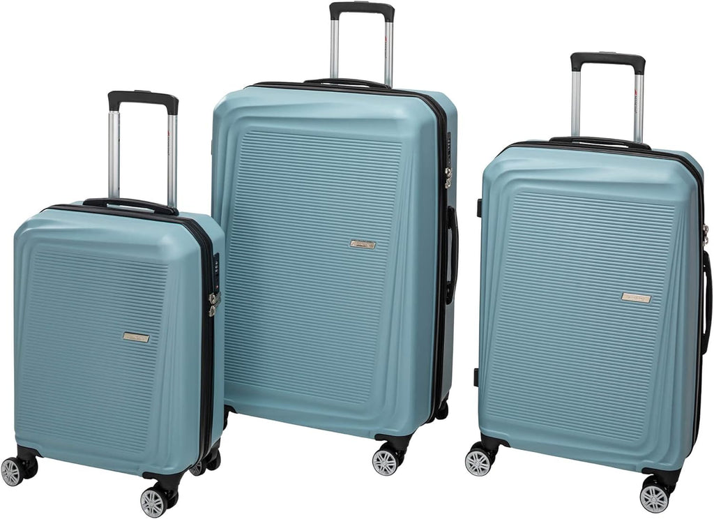 Mancini Sydney Collection Lightweight Spinner Luggage Set Mancini