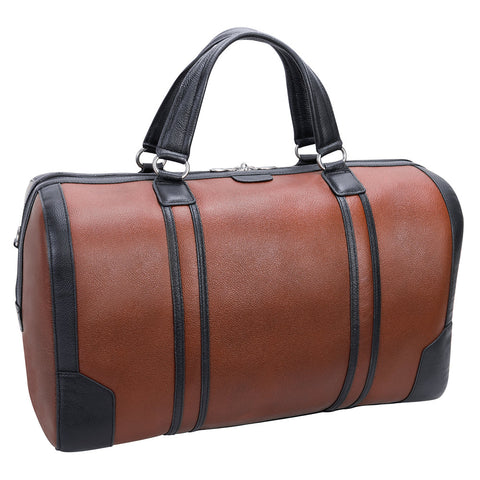 McKlein 20" Leather Two-Tone Tablet Carry-All Duffel McKlein USA