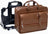 McKlein USA Clinton 17" Leather Patented Detachable Wheeled Laptop Briefcase - LuggageDesigners