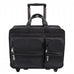 McKlein USA Clinton 17" Nylon Patented Detachable Wheeled Laptop Briefcase Black