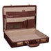 McKlein USA Daley Leather Attache Briefcase Assorted Colors - LuggageDesigners
