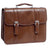 McKlein USA Flournoy Leather Double Compartment Laptop Briefcase Assorted Colors