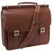 McKlein USA Halsted 15.6" Leather Double Compartment Laptop Briefcase Assorted Colors