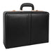 McKlein USA Harper Leather Expandable Attache Briefcase Assorted Colors - LuggageDesigners