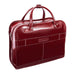 McKlein USA Lakewood Leather Fly Through Ladies Briefcase Assorted Colors - LuggageDesigners