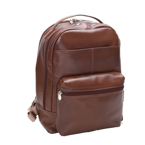 McKlein USA Parker 15" Leather Dual Compartment Laptop Backpack Assorted Colors McKlein USA