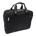 McKlein USA Pearson Expandable Double Compartment Briefcase Black - LuggageDesigners