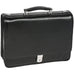 McKlein USA River North 15.4" Leather Triple Compartment Laptop Briefcase Black