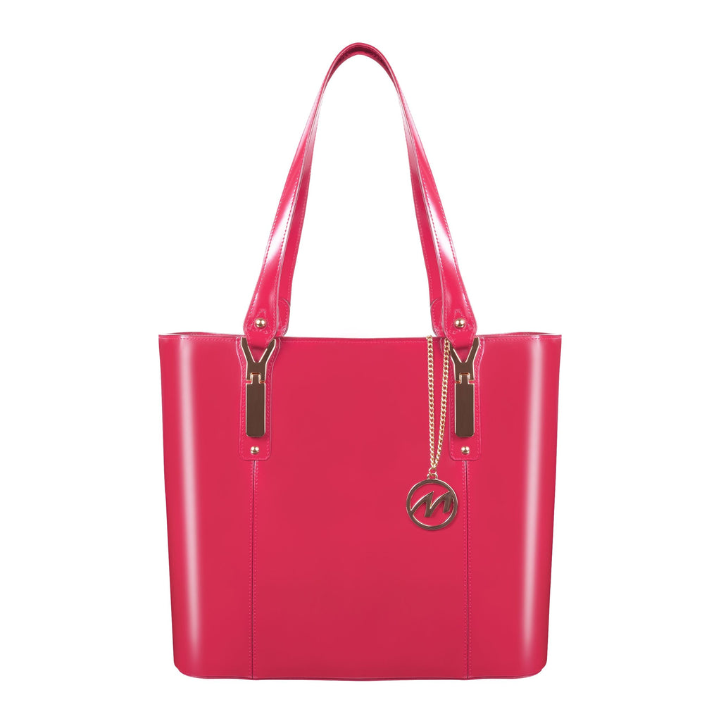 McKlein USA Savarna Leather Tote with Tablet Pocket Assorted Colors - LuggageDesigners