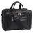 McKlein USA West Loop 15.6" Leather Expandable Double Compartment Briefcase Black