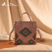 Montana West Aztec Collection Crossbody Cowhide and Conchos