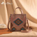 Montana West Aztec Collection Crossbody Cowhide and Conchos