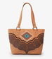Montana West Aztec Concealed Carry Tote Cowhide and Conchos