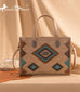 Montana West Aztec Tote Crossbody Bag Cowhide and Conchos