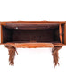 Montana West Tool Fringe Collection Concealed Carry Wide Tote Cowhide and Conchos