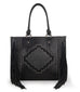 Montana West Tool Fringe Collection Concealed Carry Wide Tote Cowhide and Conchos