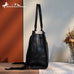 Montana West Tool Fringe Collection Concealed Carry Wide Tote Cowhide and Conchos